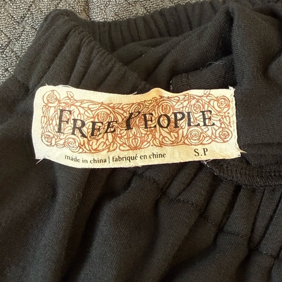 Free People Sheer Black Floral Ruffled Asymmetrical Skirt Small - Picture 9 of 11